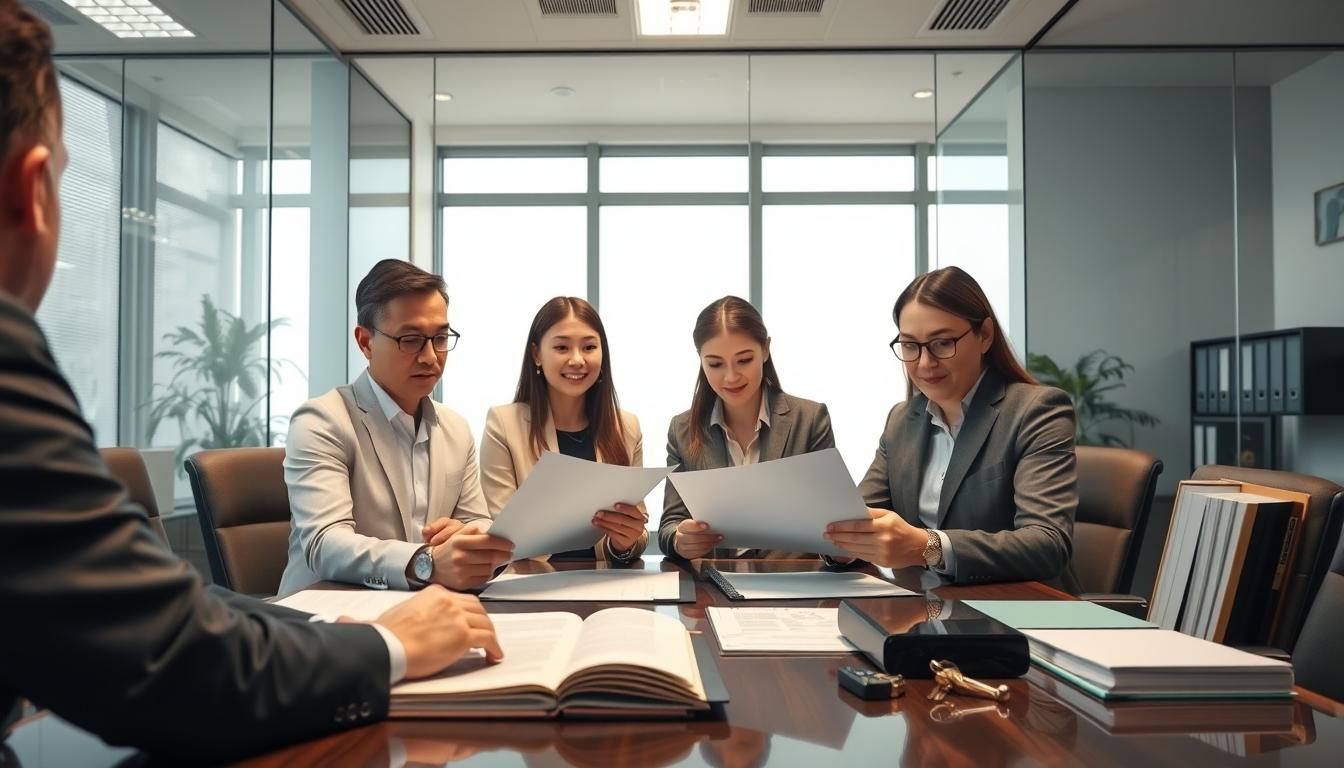 Property settlement documents and transfer review